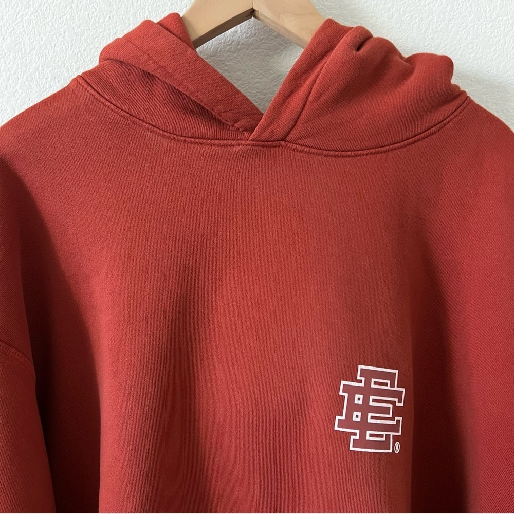 New Eric Emanuel EE Basic Hoodie Pullover Rust Or… - image 4